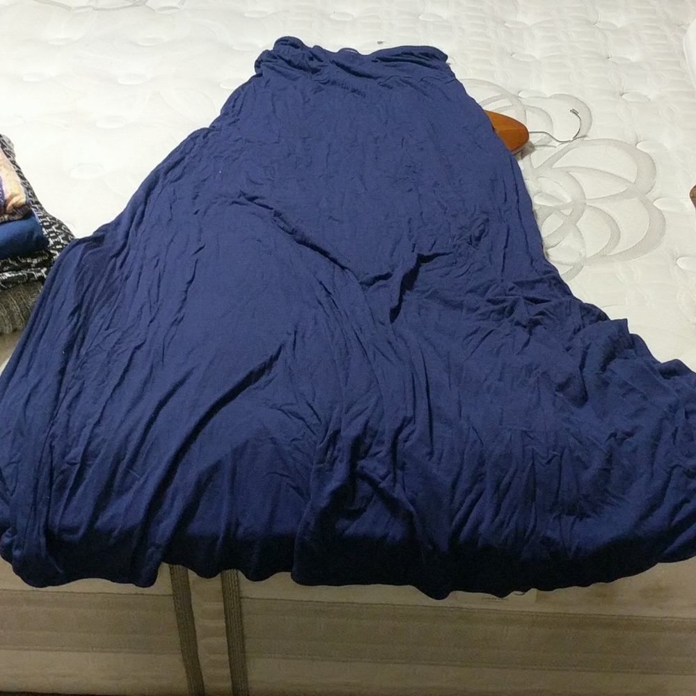 Maxi dress navy blue